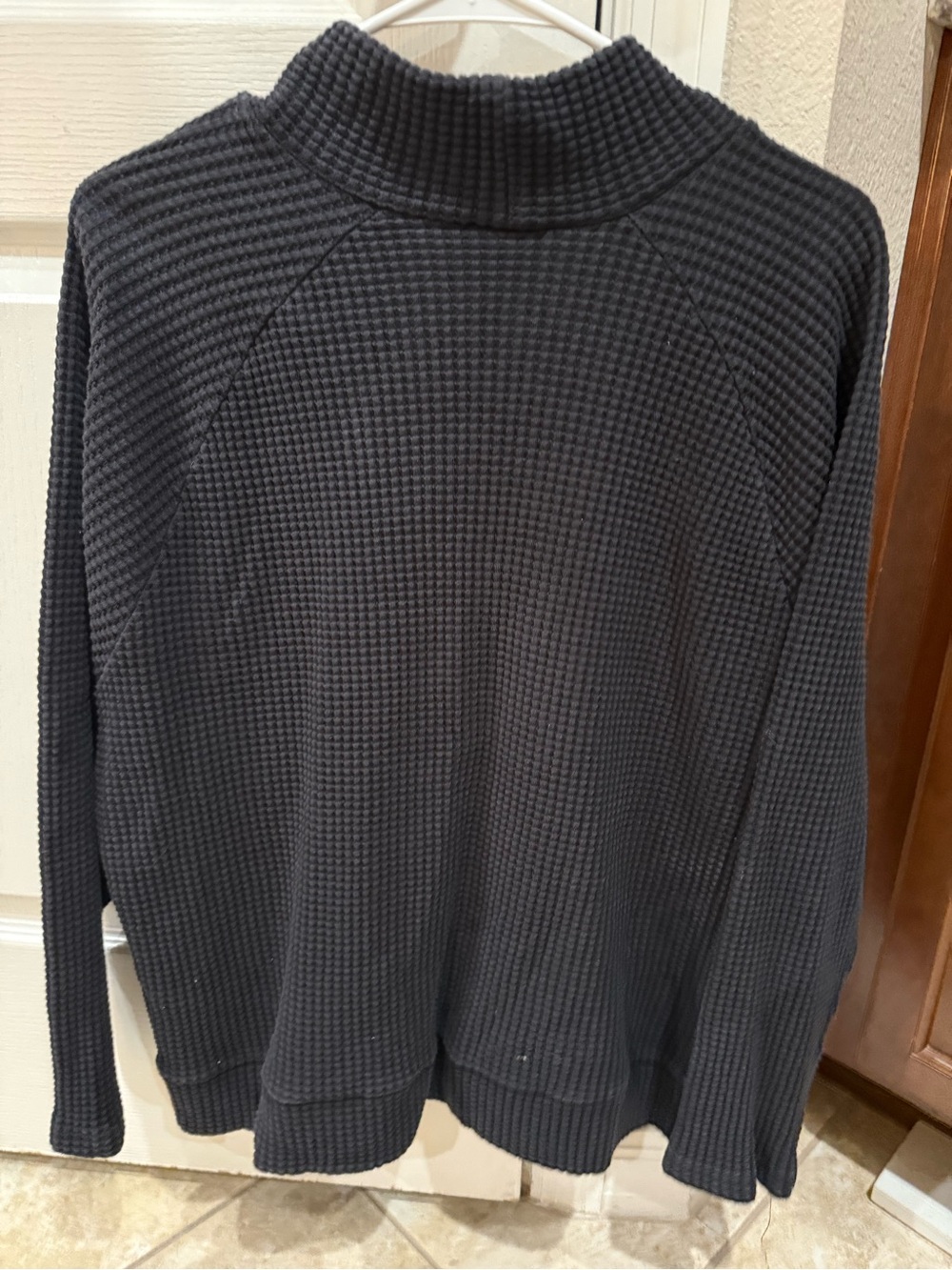 The North Face Black Waffle Knit Cozy Women's Thermal - Picture 3 of 3